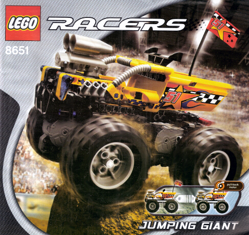 8651 Jumping Giant (Used) LEGO Racers product image 2, provided for visual reference and product detail review