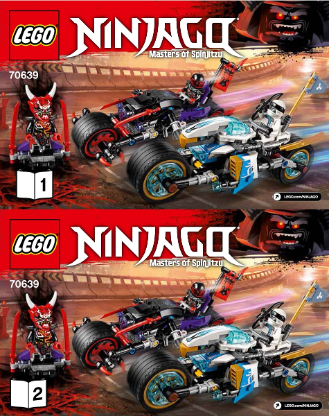 70639 Street Race of Snake Jaguar (Used) LEGO Ninjago product image 2, provided for visual reference and product detail
