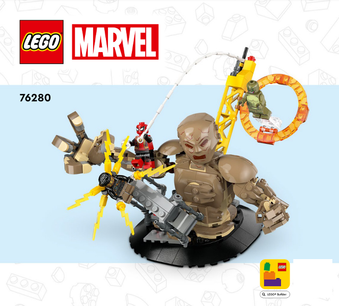 76280 Spider-Man vs. Sandman: Final Battle (Used) LEGO Super Heroes product image 2, provided for visual reference and