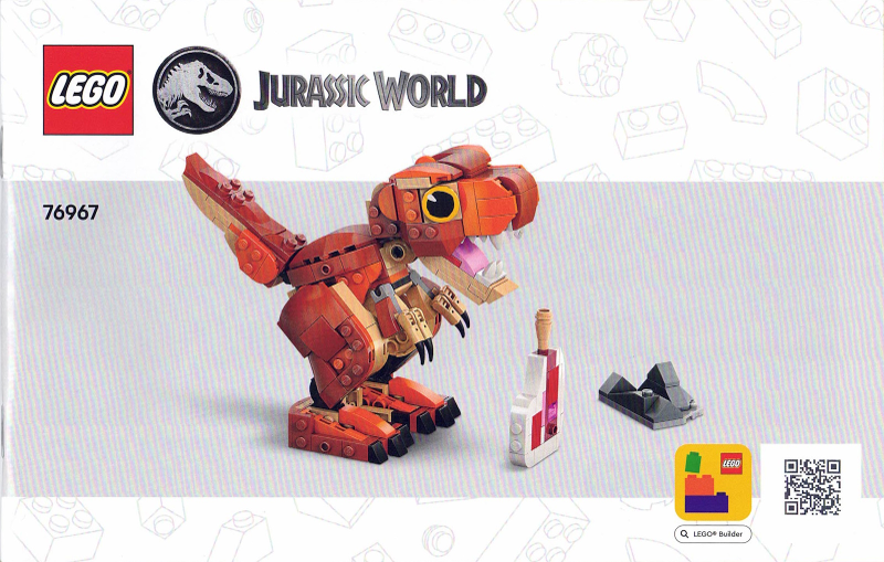 76967 Little Eatie: T. rex (Certified) LEGO Jurassic World product image 2, provided for visual reference and product detail