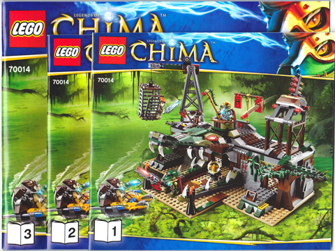 70014 The Croc Swamp Hideout (Certified) LEGO Legends of Chima product image 2, provided for visual reference and product