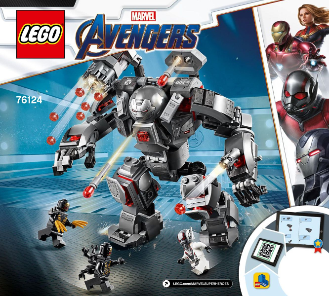 76124 War Machine Buster (Certified) LEGO Super Heroes product image 2, provided for visual reference and product detail