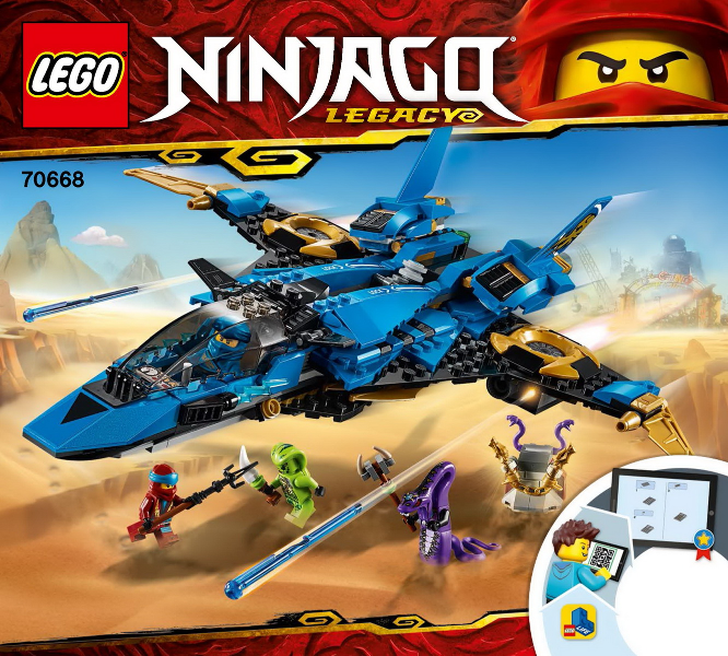 70668 Jay's Storm Fighter (Certified) LEGO Ninjago product image 2, provided for visual reference and product detail review