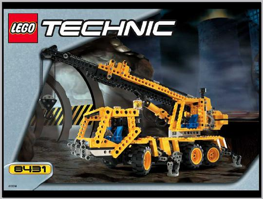 8431 Pneumatic Crane Truck (Used) LEGO TECHNIC product image 2, provided for visual reference and product detail review