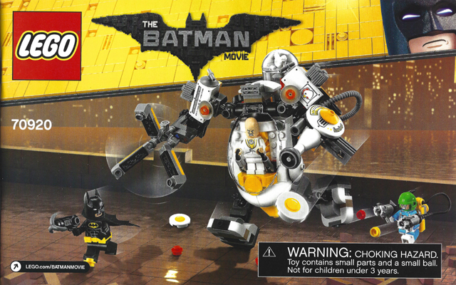 70920 Egghead Mech Food Fight (Certified) LEGO The LEGO Batman Movie product image 2, provided for visual reference and