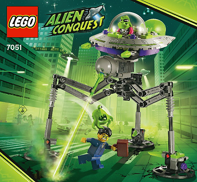 7051 Tripod Invader (Certified) LEGO Space product image 2, provided for visual reference and product detail review