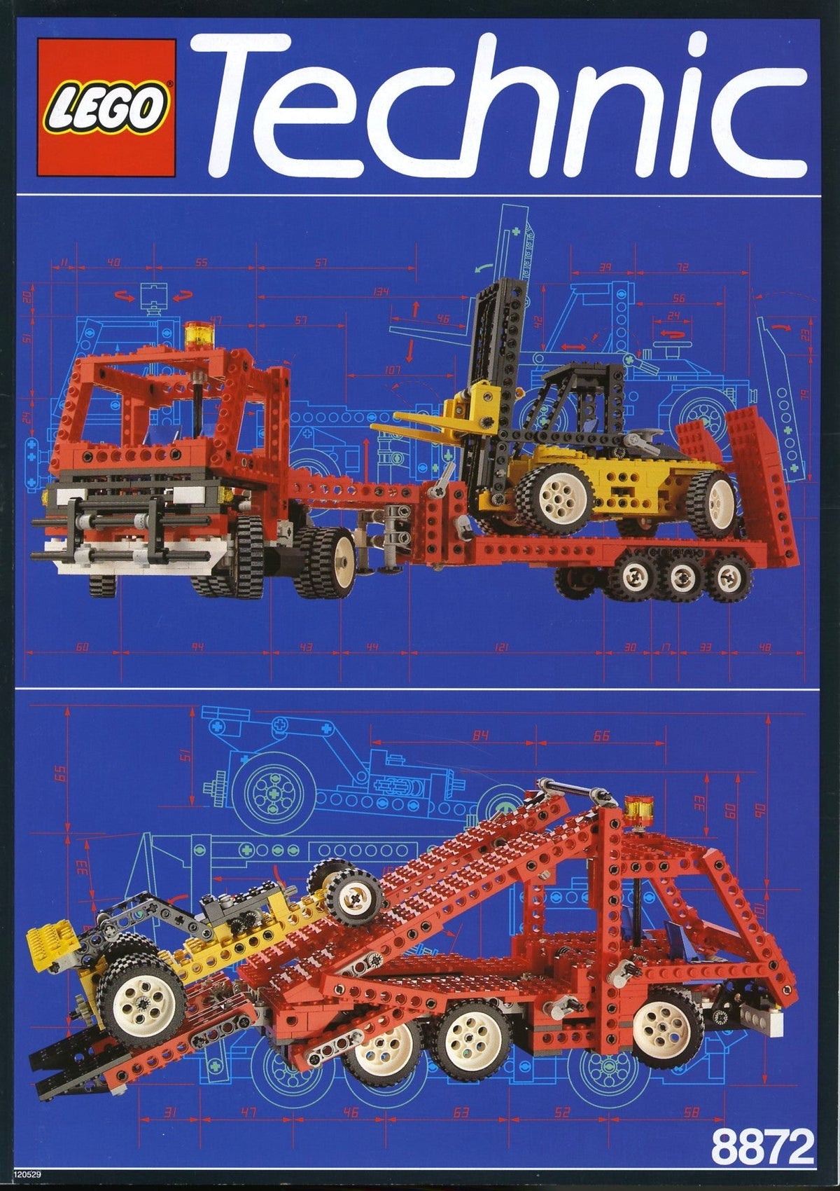 8872 Forklift Transporter (Certified) LEGO TECHNIC product image 2, provided for visual reference and product detail review