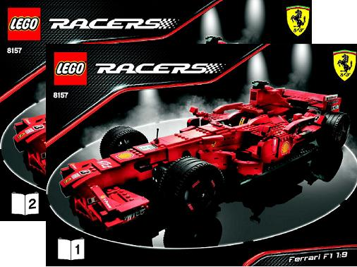 8157 Ferrari F1 1:9 (Used) LEGO Racers product image 2, provided for visual reference and product detail review