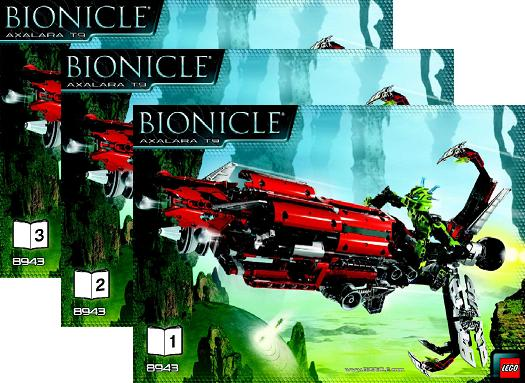8943 Axalara T9 (Used) LEGO BIONICLE product image 2, provided for visual reference and product detail review