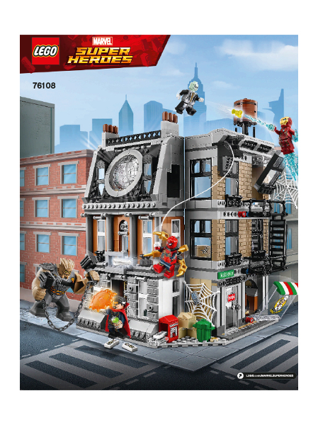 76108 Sanctum Sanctorum Showdown (Used) LEGO Super Heroes product image 2, provided for visual reference and product detail