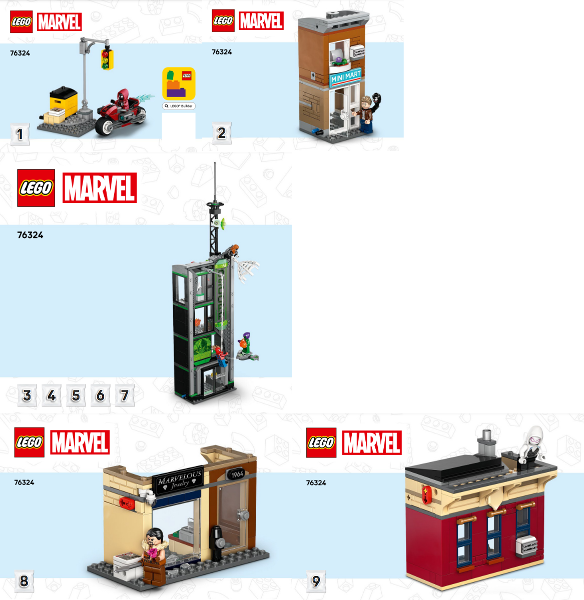 76324 Spider-Man vs. Oscorp (Used) LEGO Super Heroes product image 2, provided for visual reference and product detail review