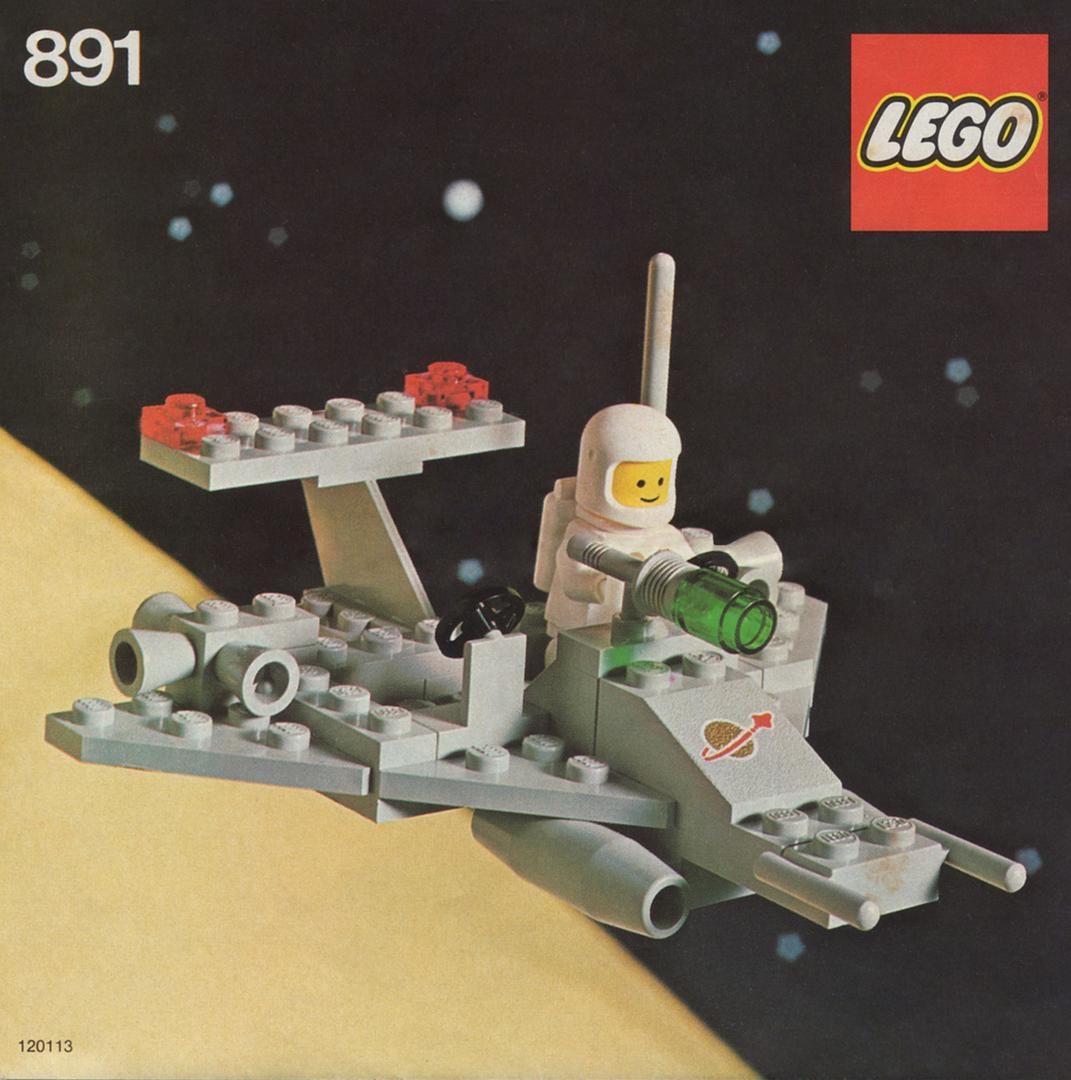 891 Two seater space scooter (Used) LEGO Space product image 1, provided for visual reference and product detail review
