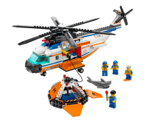 7738 Coast Guard Helicopter & Life Raft (Used) LEGO City product image 1, provided for visual reference and product detail