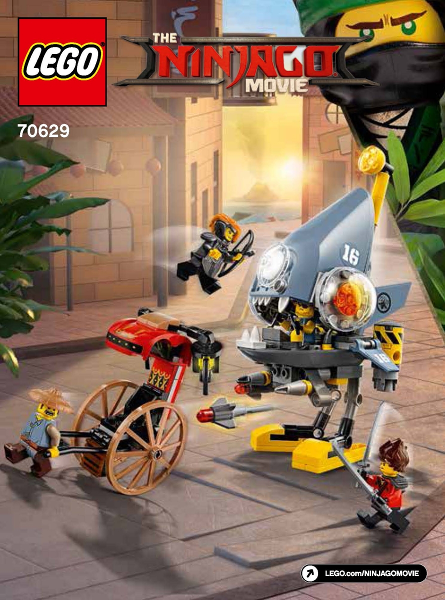 70629 Piranha Attack (Certified) LEGO The LEGO Ninjago Movie product image 2, provided for visual reference and product