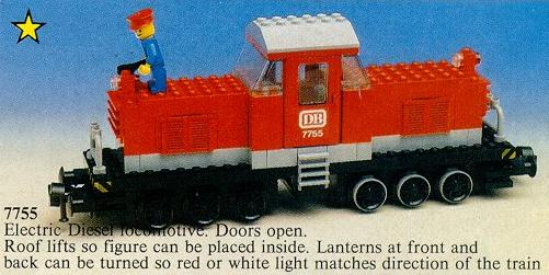 7755 Diesel Heavy Shunting Locomotive (Certified) LEGO Trains product image 1, provided for visual reference and product