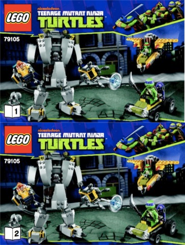 79105 Baxter Robot Rampage (Certified) LEGO Teenage Mutant Ninja Turtles product image 2, provided for visual reference and