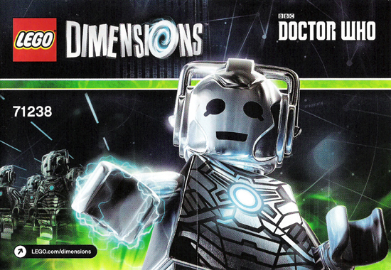 71238 Cyberman Fun Pack (Certified) LEGO Dimensions product image 2, provided for visual reference and product detail review