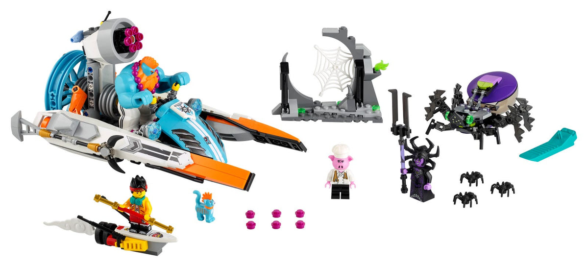80014 Sandy's Speedboat (Certified) LEGO Monkie Kid product image 1, provided for visual reference and product detail review
