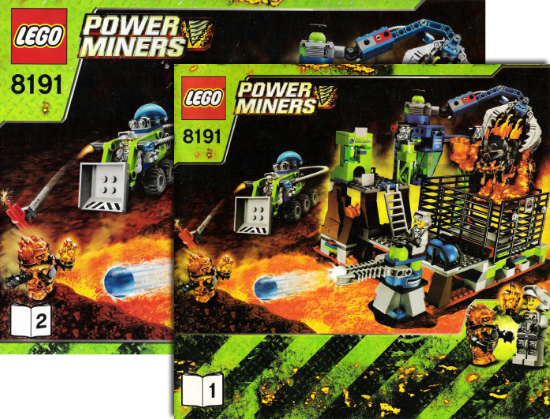 8191 Lavatraz (Certified) LEGO Power Miners product image 2, provided for visual reference and product detail review