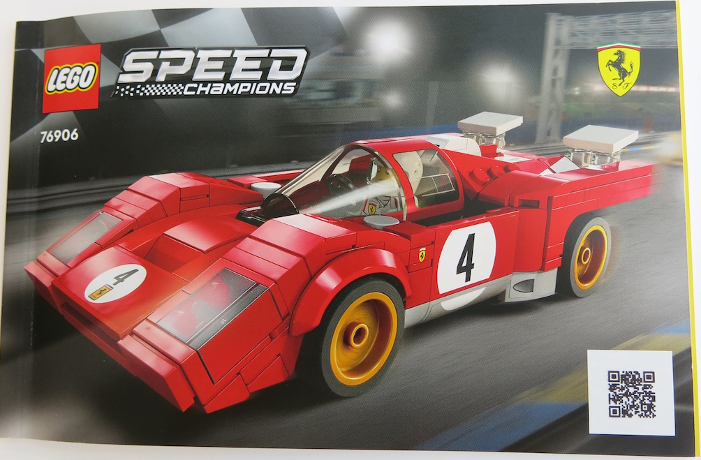76906 1970 Ferrari 512 M (Certified) LEGO Speed Champions product image 2, provided for visual reference and product detail