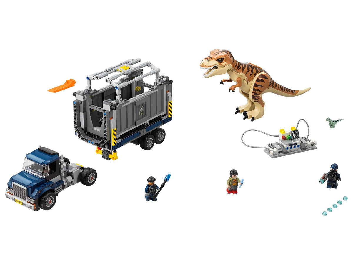 75933 T. Rex Transport (Used) LEGO Jurassic World product image 1, provided for visual reference and product detail review
