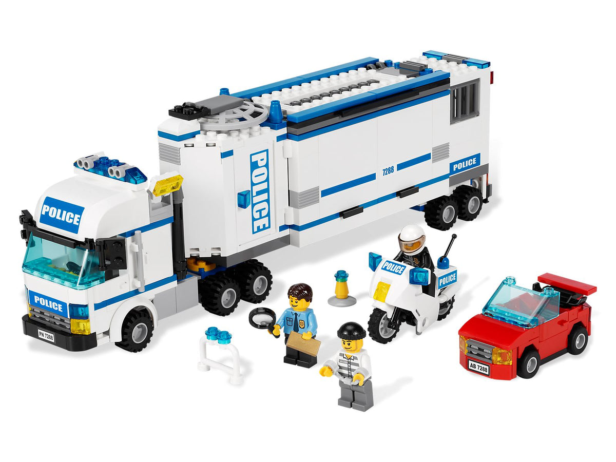 7288 Mobile Police Unit (Used) LEGO City product image 1, provided for visual reference and product detail review