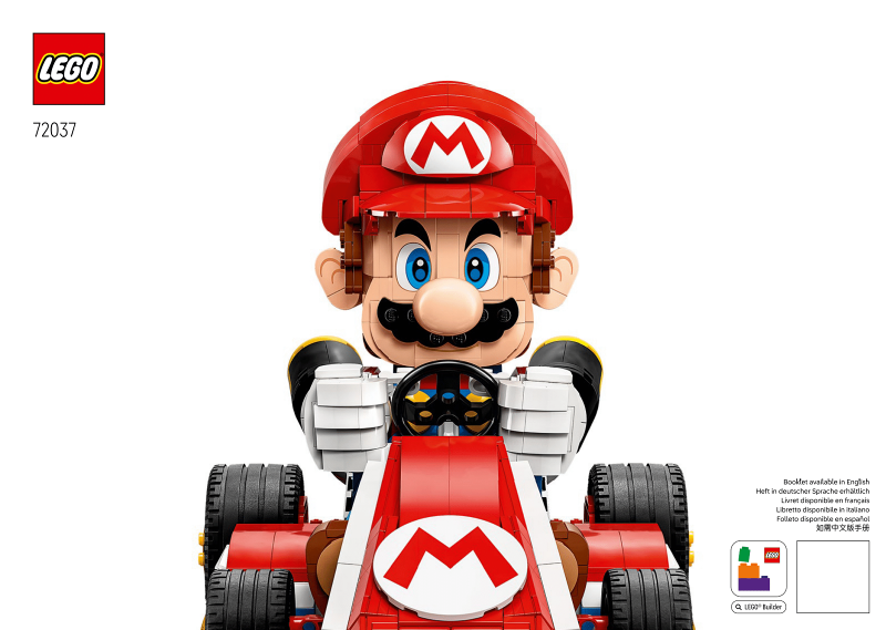 72037 Mario Kart - Mario & Standard Kart (Used) LEGO Super Mario product image 2, provided for visual reference and product