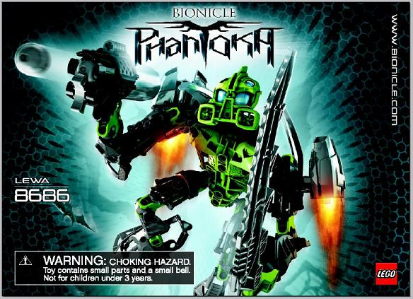 8686 Toa Lewa (Certified) LEGO BIONICLE product image 2, provided for visual reference and product detail review