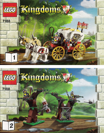 7188 King's Carriage Ambush (Used) LEGO Castle product image 2, provided for visual reference and product detail review