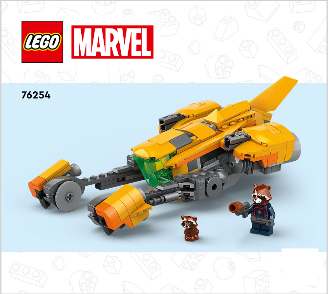 76254 Baby Rocket's Ship (Certified) LEGO Super Heroes product image 2, provided for visual reference and product detail
