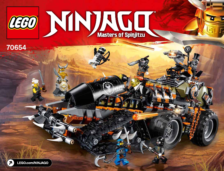 70654 Dieselnaut (Used) LEGO Ninjago product image 2, provided for visual reference and product detail review