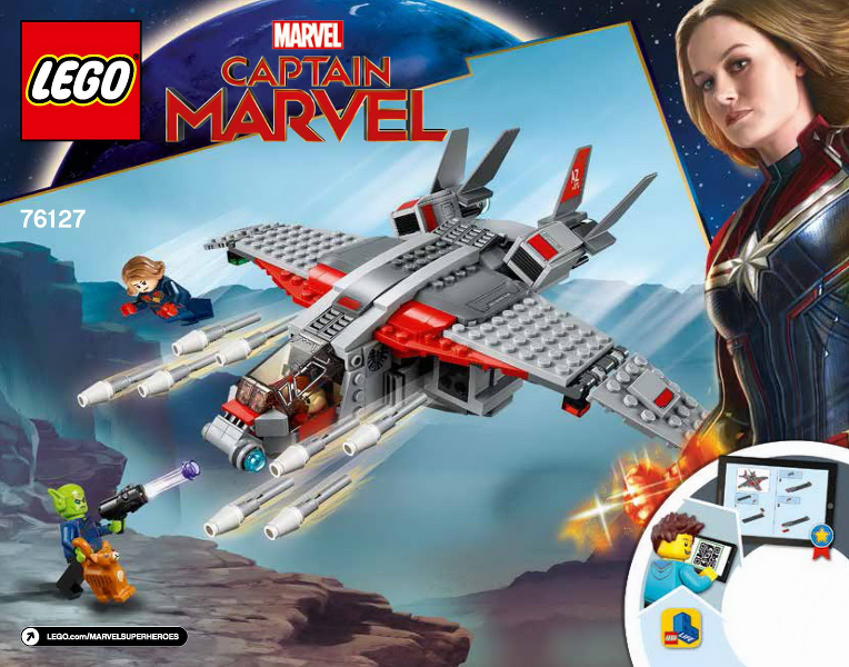 76127 Captain Marvel and The Skrull Attack (Certified) LEGO Super Heroes product image 2, provided for visual reference and