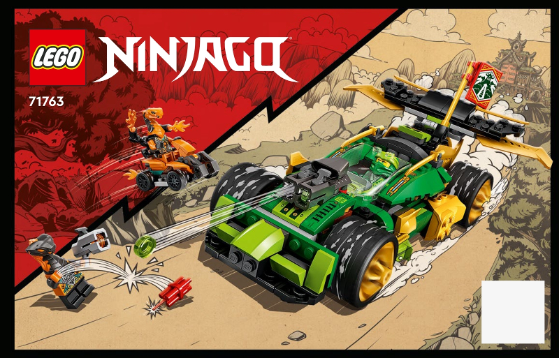 71763 Lloyd's Race Car EVO (Certified) LEGO Ninjago product image 2, provided for visual reference and product detail review
