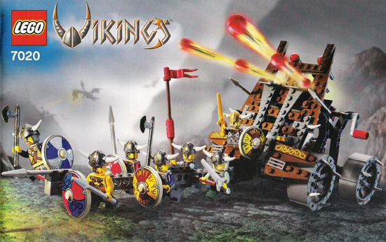7020 Army of Vikings with Heavy Artillery Wagon (Used) LEGO Vikings product image 2, provided for visual reference and