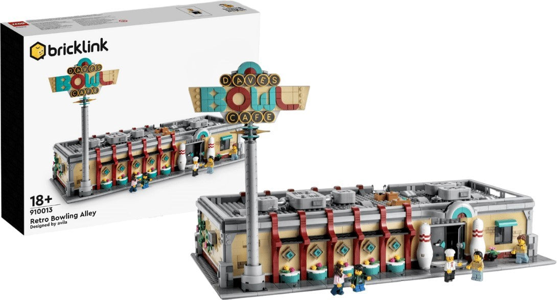 910013 Retro Bowling Alley (Used) LEGO BrickLink product image 1, provided for visual reference and product detail review