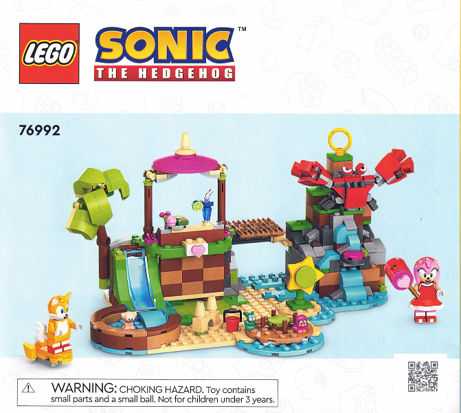 76992 Amy's Animal Rescue Island (Used) LEGO Sonic product image 2, provided for visual reference and product detail review