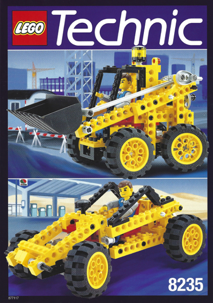 8235 Front End Loader / FL8 Front Loader (Used) LEGO TECHNIC product image 2, provided for visual reference and product