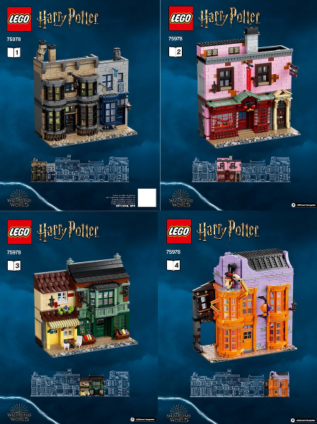75978 Diagon Alley (Used) LEGO Harry Potter product image 2, provided for visual reference and product detail review