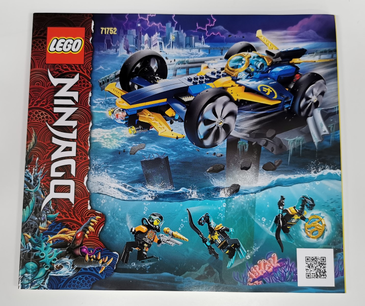 71752 Ninja Sub Speeder (Certified) LEGO Ninjago product image 2, provided for visual reference and product detail review