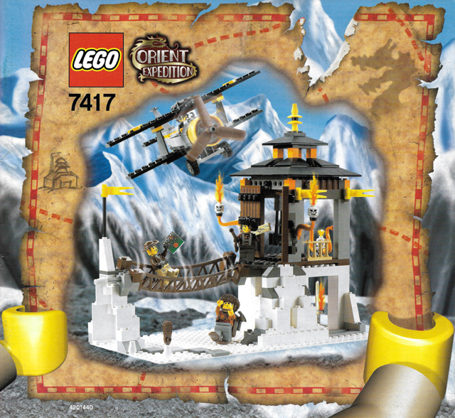 7417 Temple of Mount Everest (Used) LEGO Adventurers product image 2, provided for visual reference and product detail review