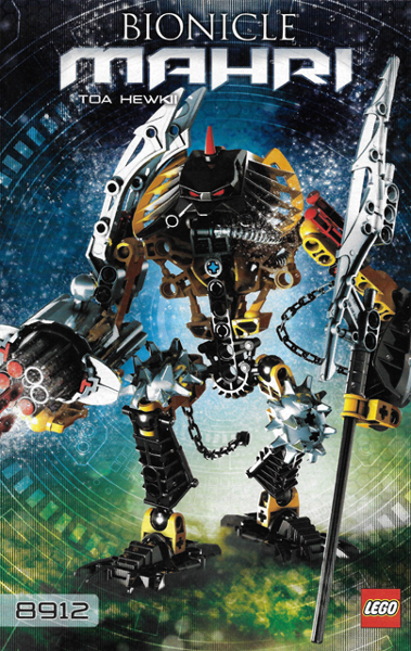 8912 Toa Hewkii (Used) LEGO BIONICLE product image 2, provided for visual reference and product detail review