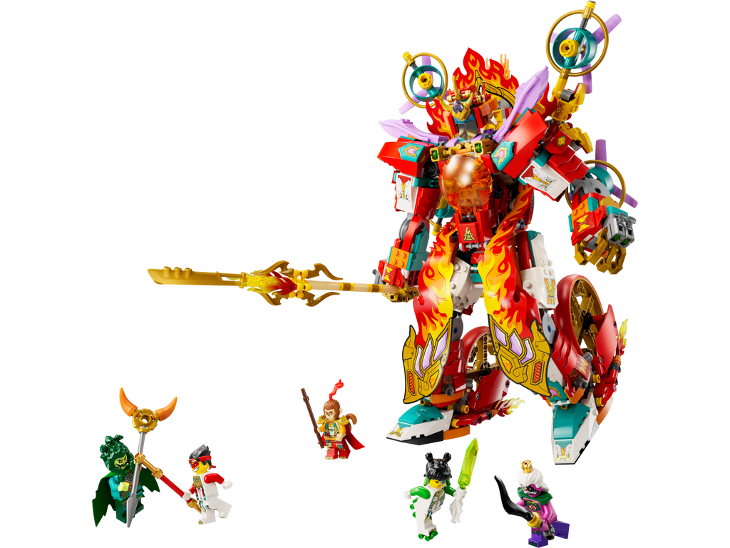 80057 Nezha's Ring of Fire Mech (Certified) LEGO Monkie Kid product image 1, provided for visual reference and product