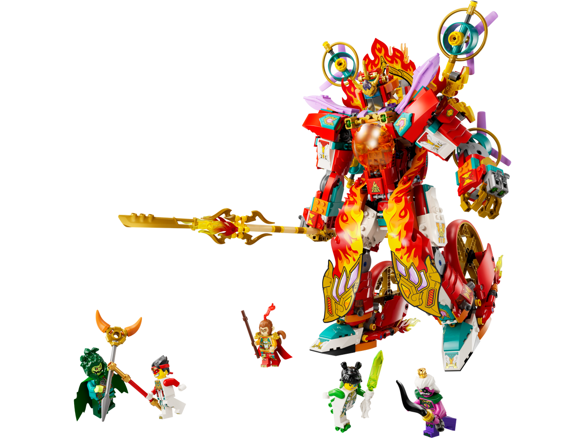 80057 Nezha's Ring of Fire Mech (Certified) LEGO Monkie Kid product image 1, provided for visual reference and product