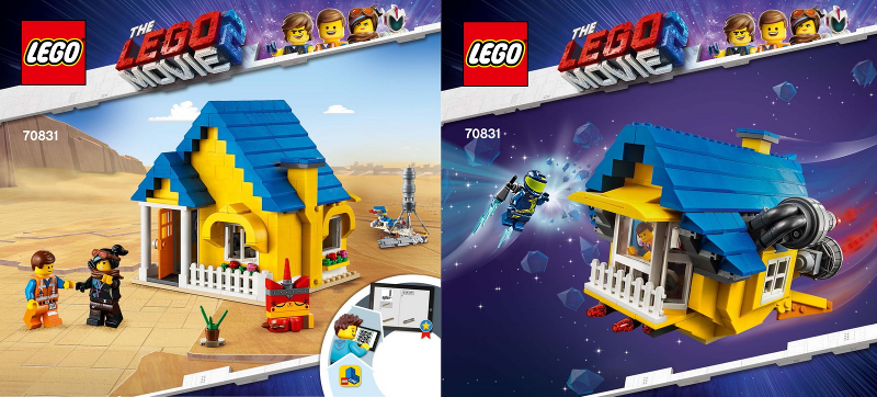 70831 Emmet's Dream House/Rescue Rocket! (Used) LEGO The LEGO Movie 2 product image 2, provided for visual reference and