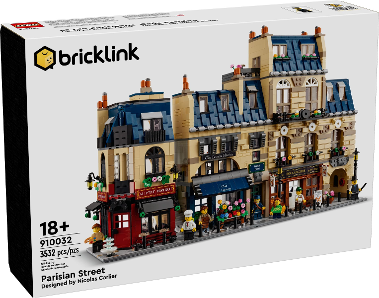 910032 Parisian Street (Retired) LEGO BrickLink product image 1, provided for visual reference and product detail review