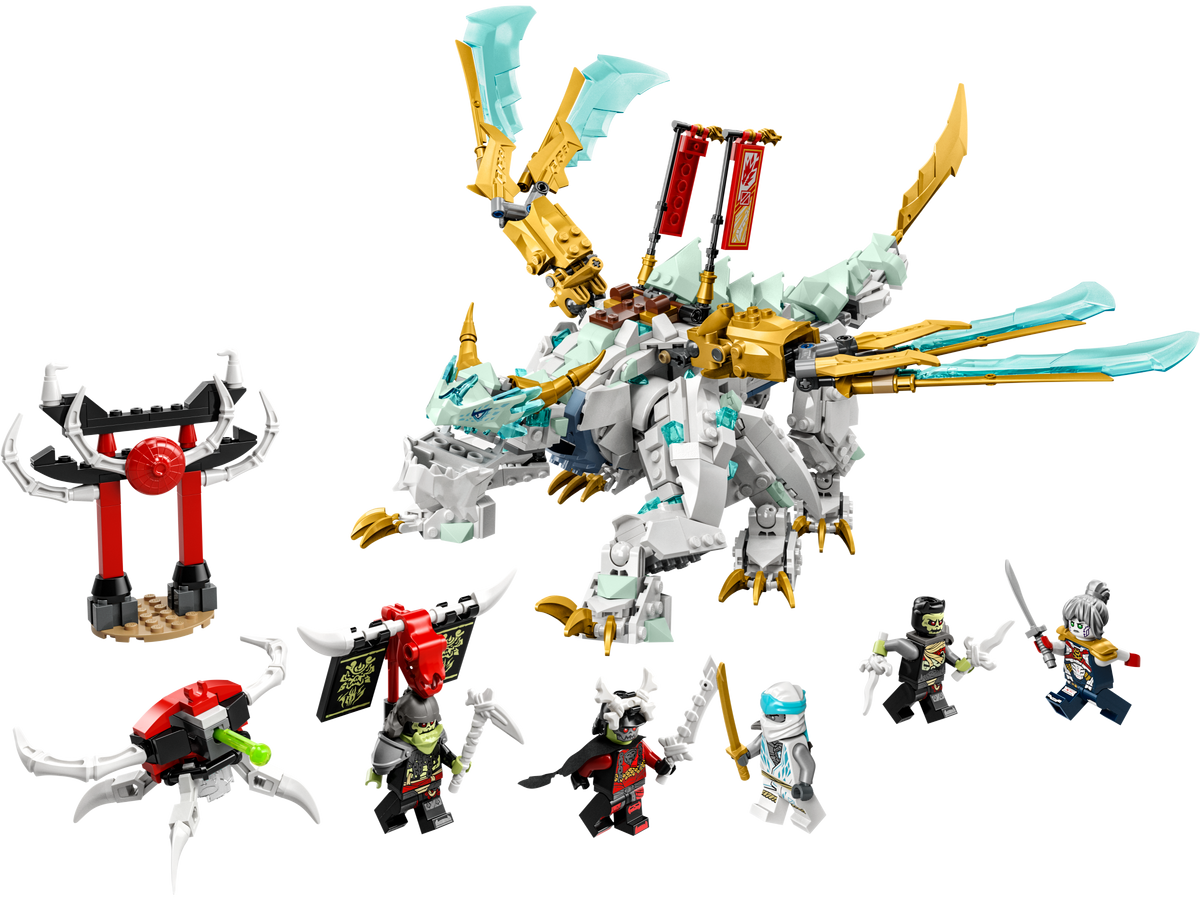 71786 Zane's Ice Dragon Creature (Used) LEGO Ninjago product image 1, provided for visual reference and product detail review