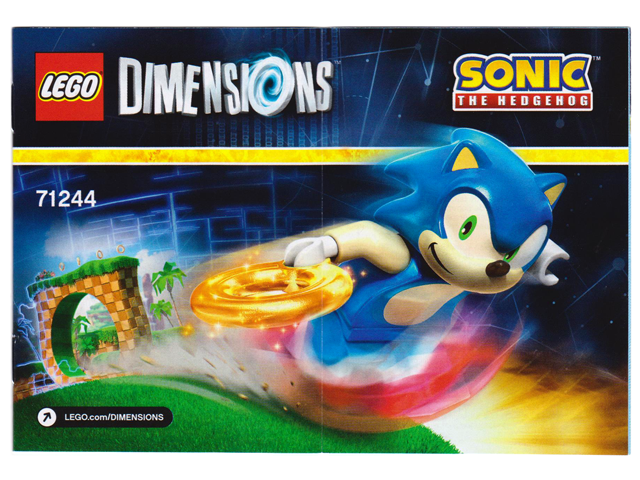 71244 Level Pack - Sonic the Hedgehog (Used) LEGO Dimensions product image 2, provided for visual reference and product