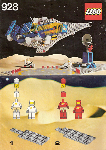928 Space Cruiser and Moonbase (Used) LEGO Space product image 2, provided for visual reference and product detail review