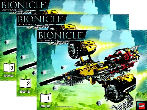 8942 Jetrax T6 (Yellow Version) (Used) LEGO BIONICLE product image 1, provided for visual reference and product detail review