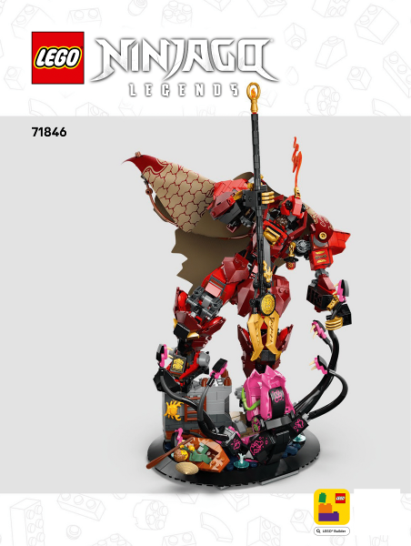 71846 The Fire Knight Mech (Certified) LEGO Ninjago product image 2, provided for visual reference and product detail review